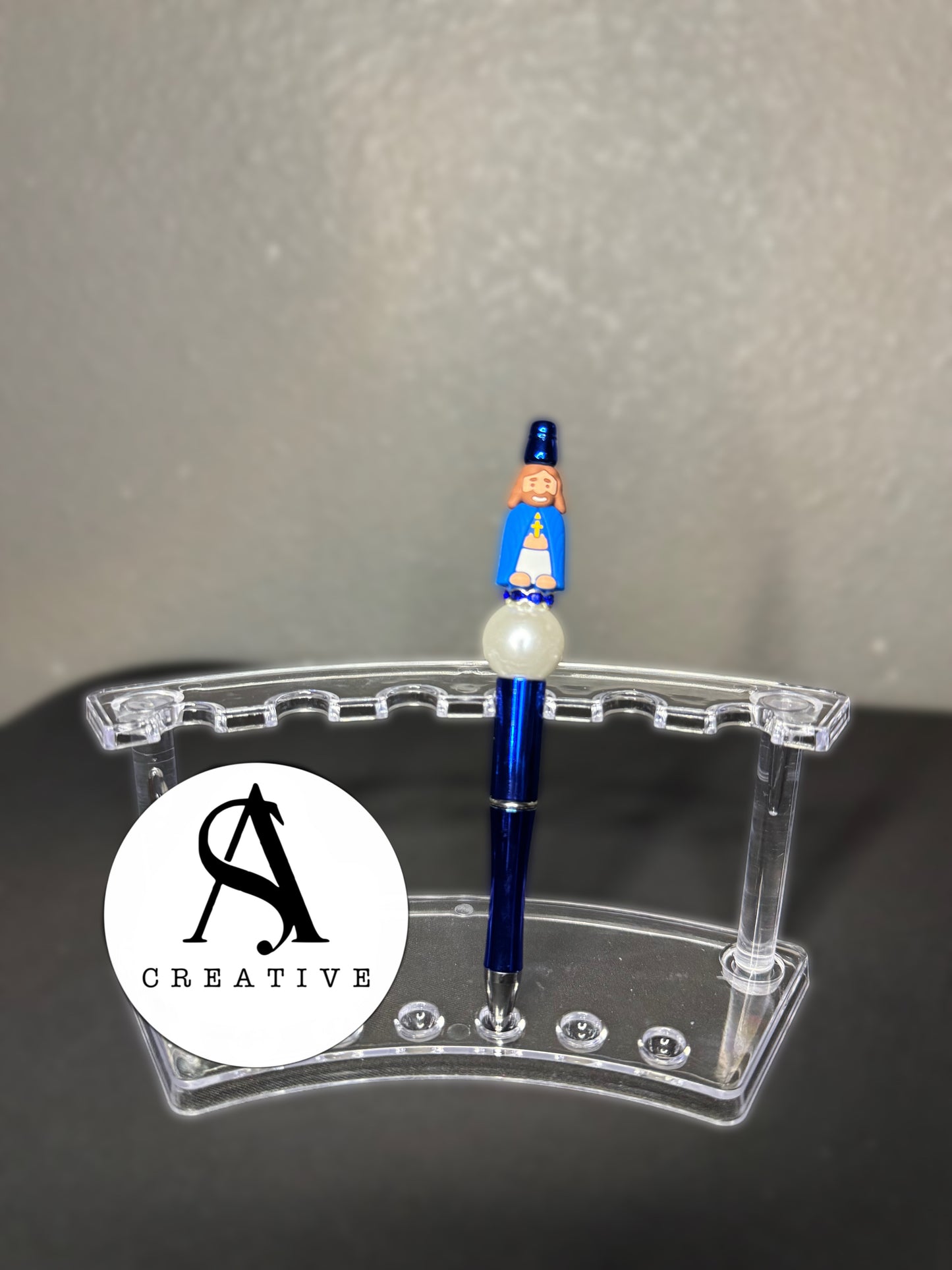 Blue Jesus Pen